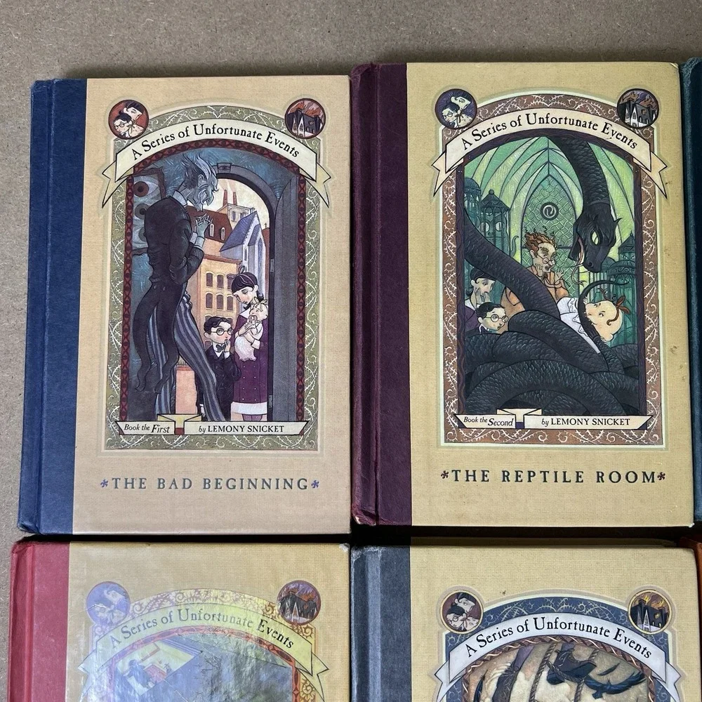 Lemony Snicket Series of Unfortunate Events Complete 13 Book Set 1st Ed HC